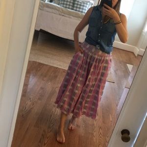 Vintage lilac skirt, midi, large/ x large